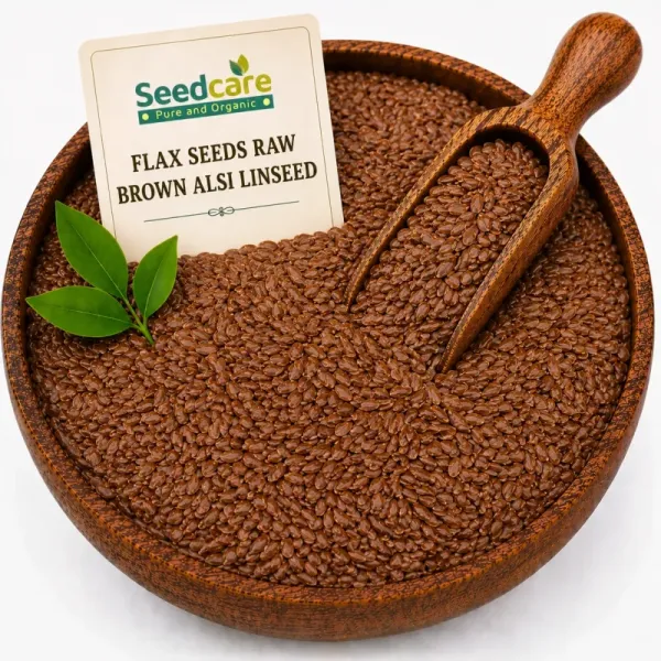 Seedcare Flax Seeds Raw | Brown Alsi Linseed | Omega-3 Hormone Balance