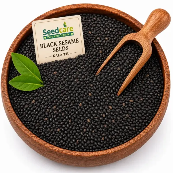 Seedcare Black Sesame Seeds | Kala Til | Anti-Ageing Hair Growth Antioxidant