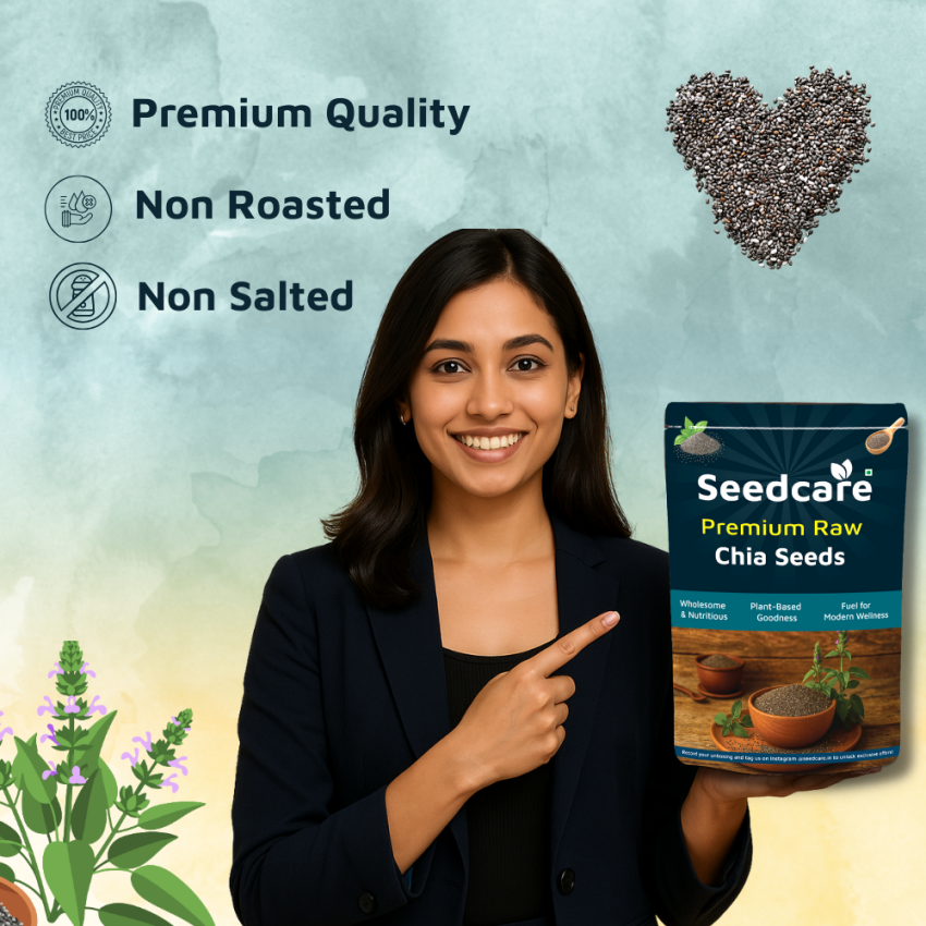 Premium Quality Chia Seeds | Raw Edible Superfood Seeds