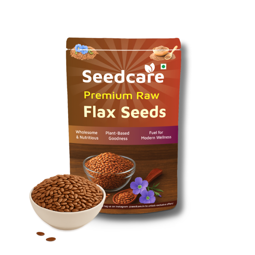 Seedcare Flax Seeds | Premium Raw Alsi Seeds