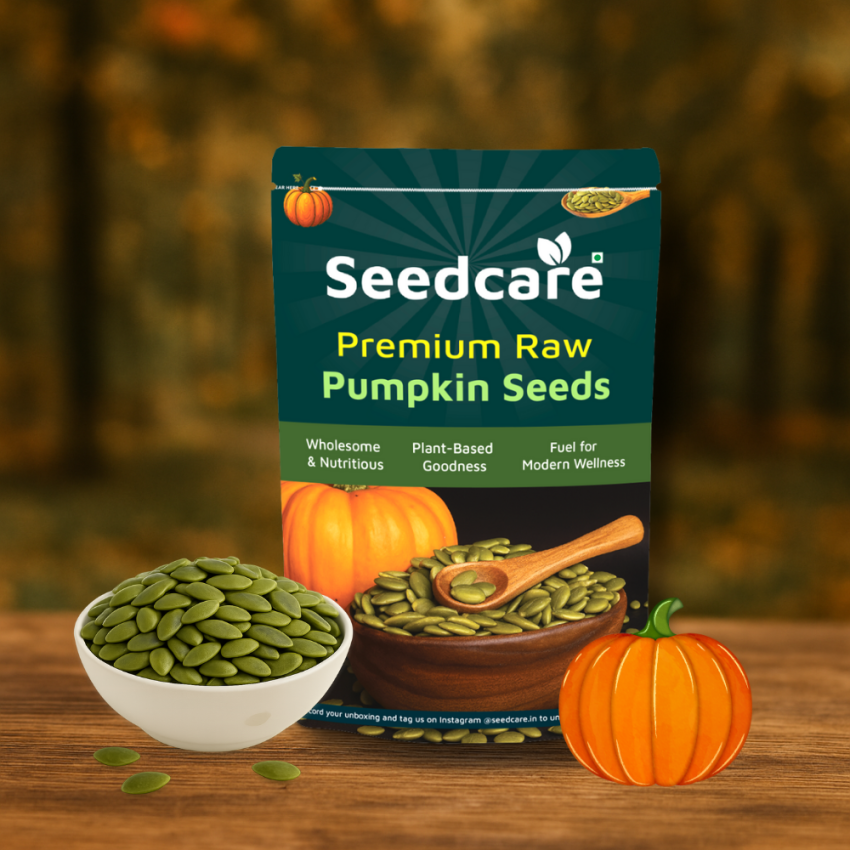 Seedcare Seeds Combo 1kg | Pumpkin Seeds 500g + Sunflower Seeds 500g