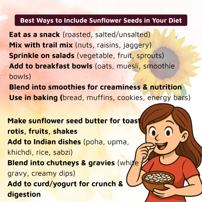 Seedcare Raw Sunflower Seeds 1kg (500g x 2) | Ready to Eat