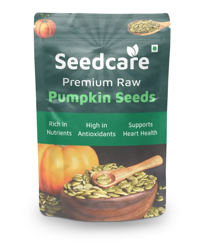 Seedcare pumpkin seeds front